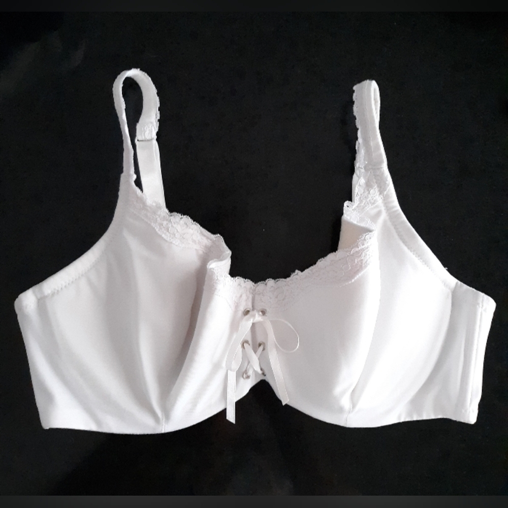 VTG Frederick's Lace Up Bra 42C